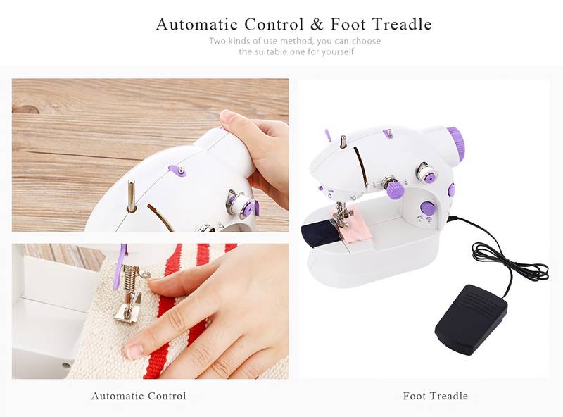 Household Mini Sewing Machine Small, Fully Automatic, Multi Functional,  Thick, Micro Desktop Electric Sewing Machine, Sewing Machines For Beginners  - Temu Japan